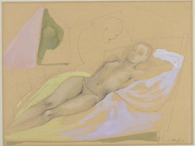 Ugo Attardi (1923-2006)amanti