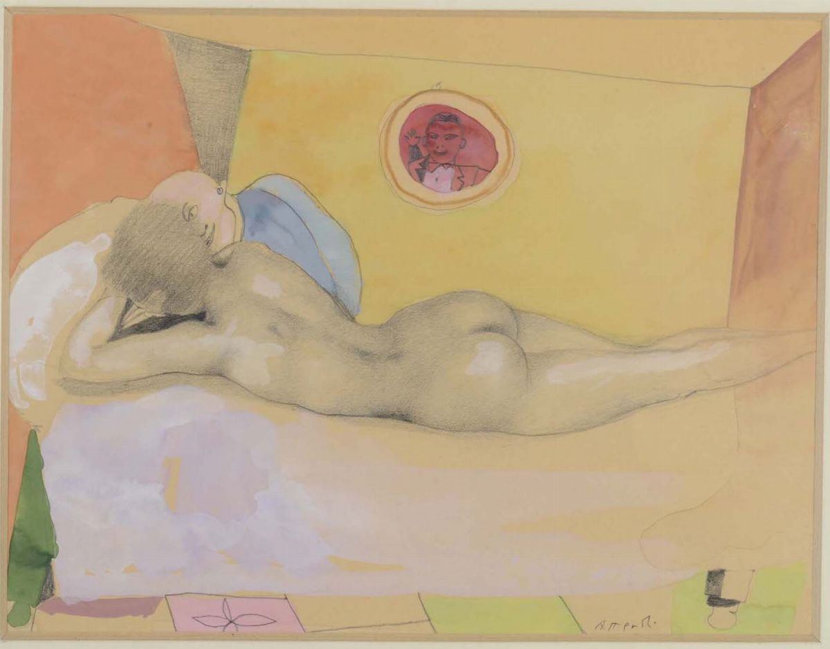 Ugo Attardi (1923-2006)amanti