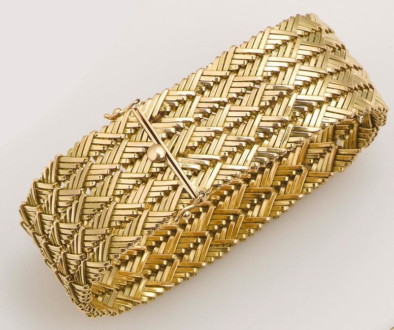 A gold bracelet  - Auction Fine Jewels - II - Cambi Casa d'Aste