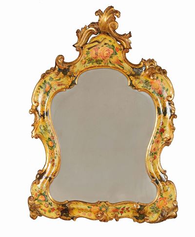 Specchiera da Tavolo Sagomata, Venezia, Metà XVIII Secolo