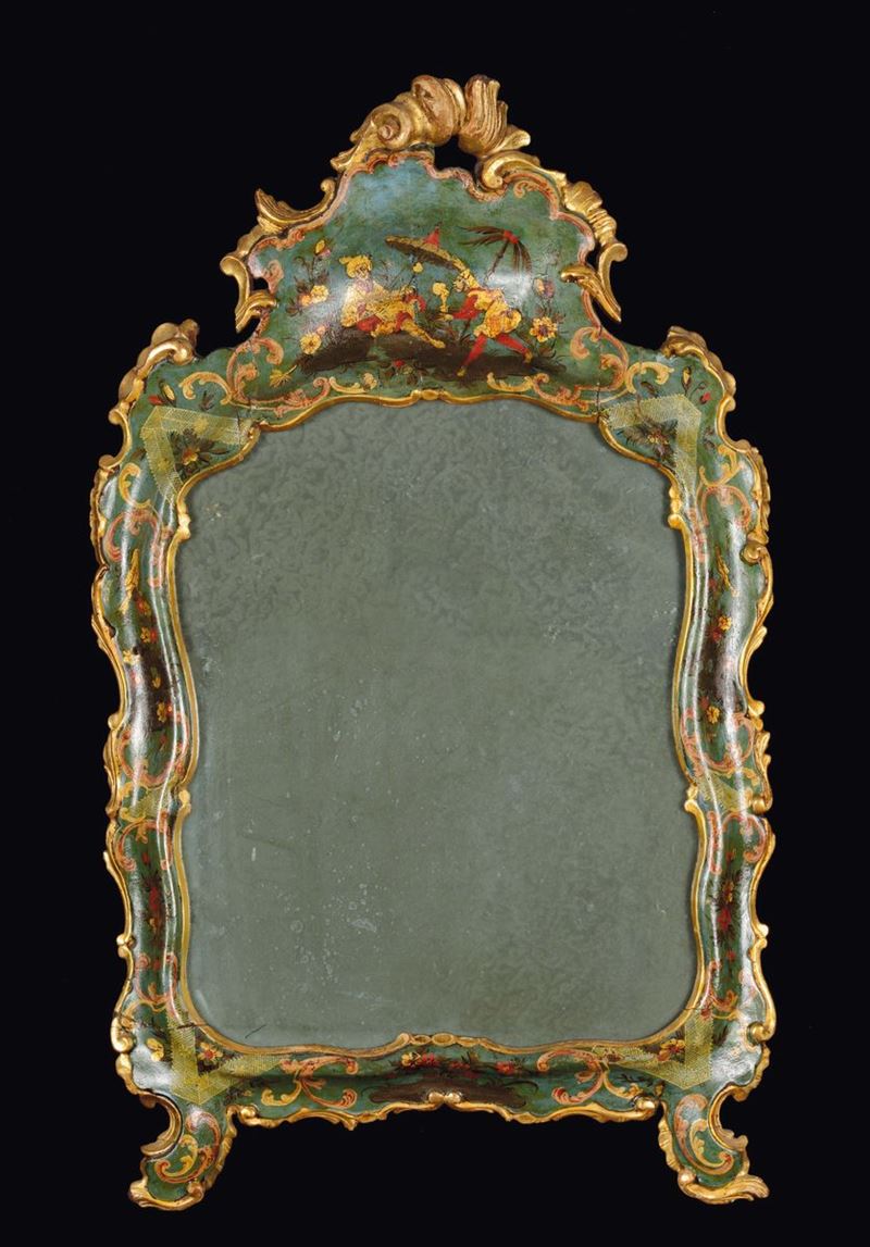 Specchiera da tavolo, Venezia, metà XVIII secolo  - Asta Mario Panzano Antiquario - Cambi Casa d'Aste