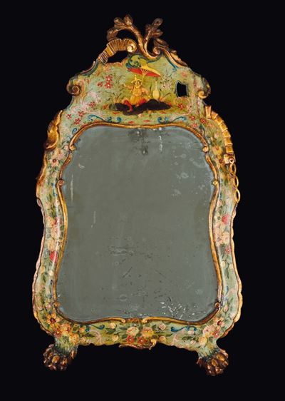 Specchiera da Tavolo Sagomata, Venezia XVIII Secolo