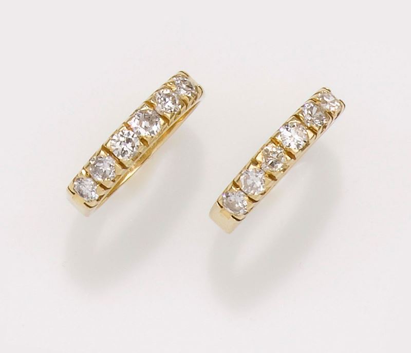 A two diamond and gold ring  - Auction Fine Jewels - II - Cambi Casa d'Aste