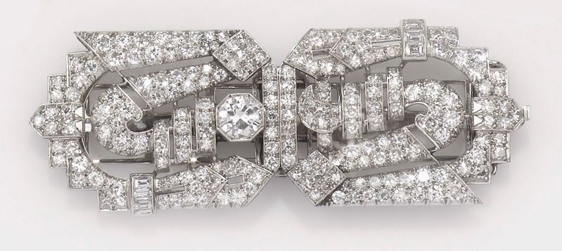 Douette con diamanti  - Asta Fine Jewels - II - Cambi Casa d'Aste