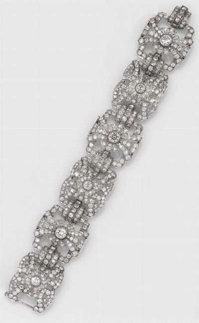 Bracciale con Diamanti di Vecchio Taglio