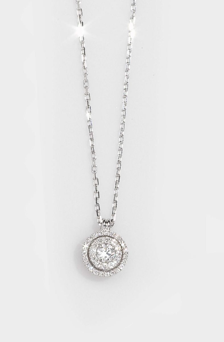A diamond pendant. By Brarda, Italy  - Auction Fine Jewels - II - Cambi Casa d'Aste