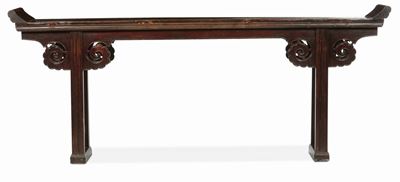 Grande Altare in Legno di Huaimo Lavorato e Traforato, Cina, Dinastia Qing, XIX Secolo