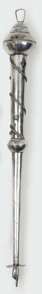 A molten, embossed and fretworked silver punter (Yad), Moscow 1894  - Auction Furnishings from the mansions of the Ercole Marelli heirs and other property - Cambi Casa d'Aste