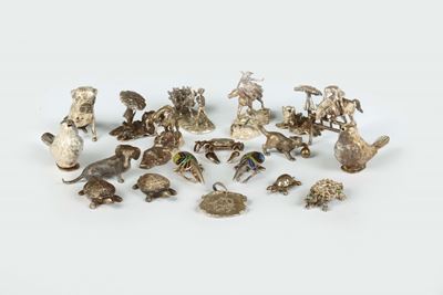 Lotto di Figure in Argento, Varie Manifatture del XX Secolo
