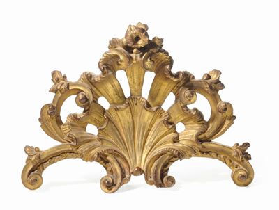 Fregio Intagliato e Dorato in Stile Luigi XV, Venezia XVIII Secolo