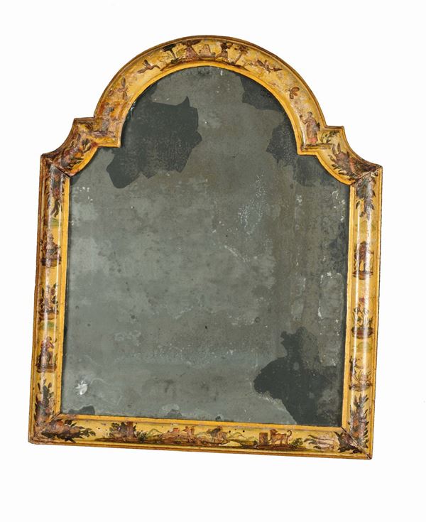 Specchiera da tavolo rettangolare, Genova o Veneto, prima metà del XVIII secolo