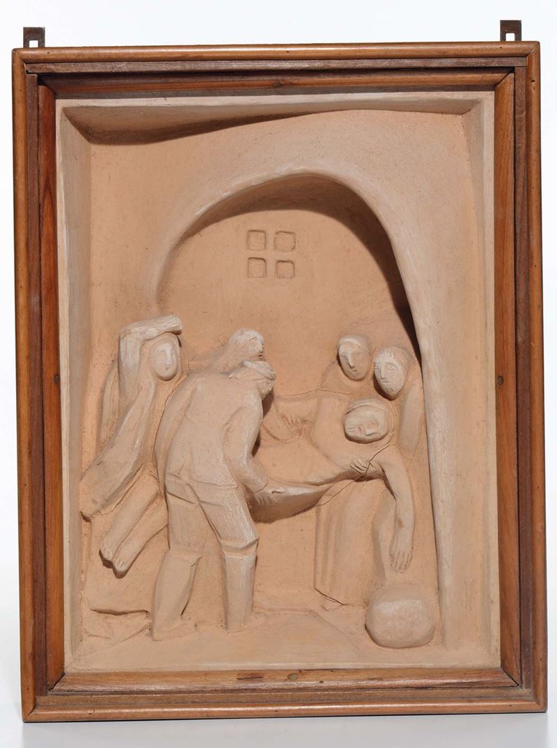 Arturo Martini : LOTTO RITIRATO Arturo Martini (1889-1947) Deposizione  - Auction The Art of Bronze - Cambi Casa d'Aste