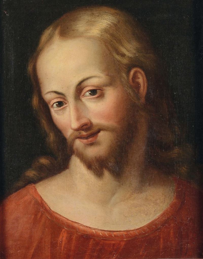 Scuola del XVII secolo Ritratto di Cristo  - Auction Old Masters Paintings - Cambi Casa d'Aste