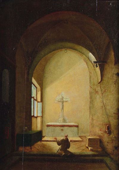 Vincenzo Chialli (città di Castello 1787 - Cortona 1840)cappella nel Convento dei Padri Certosini...