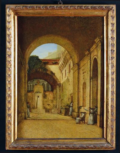 Vincenzo Chialli (città di Castello 1787 - Cortona 1840)interno del Convento delle Monache di San...