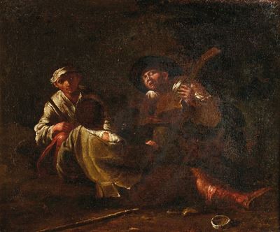 Pieter Jacobsz Van Laer Detto il Bamboccio (christened 1599 - Haarlem 1642 Circa), Seguace Discen...