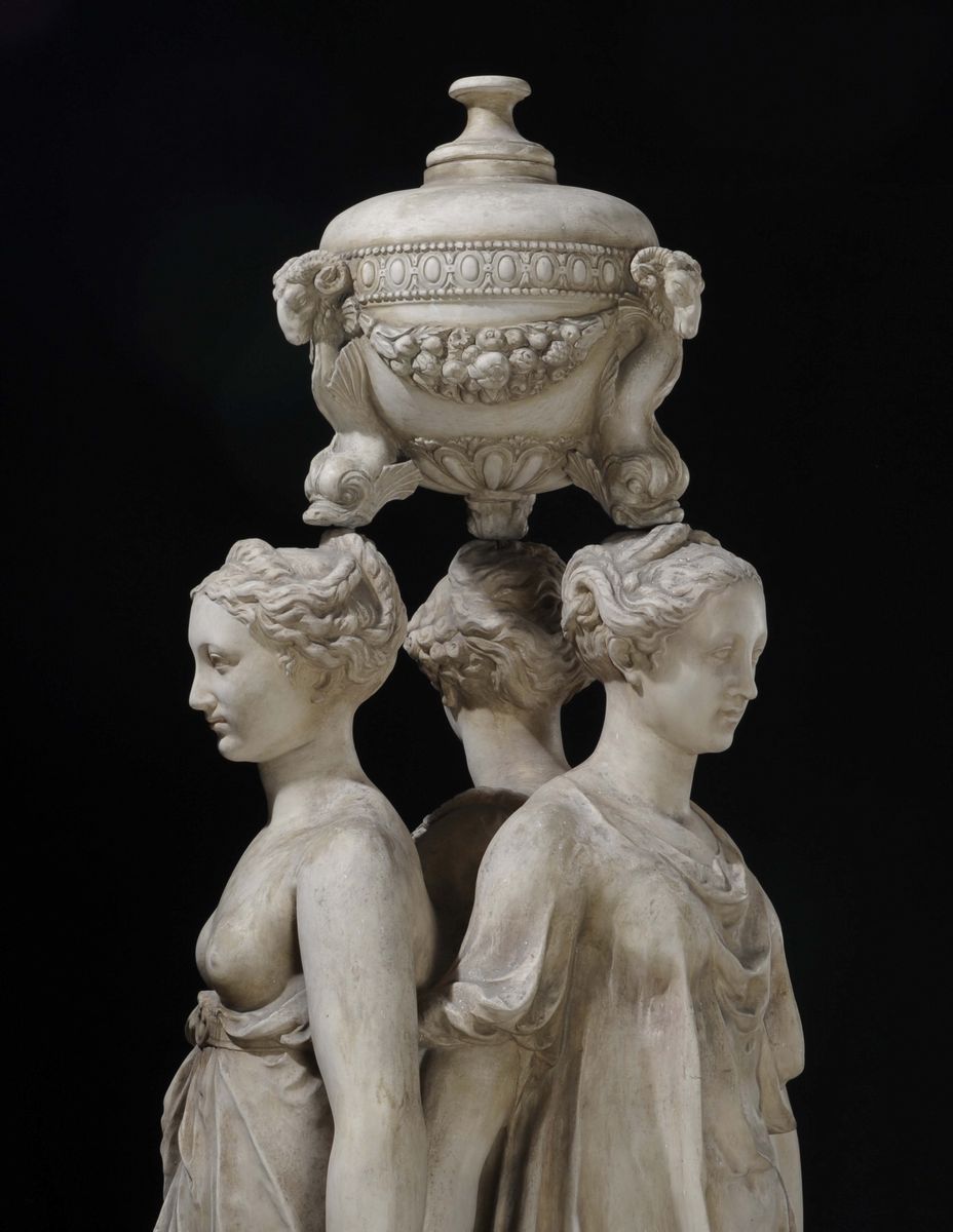 Calco in Gesso Raffigurante il Monumento del Cuore di Enrico II, Arte Italiana o Francese, Second...