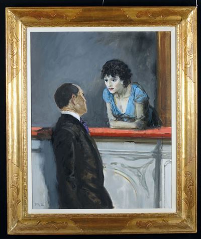 Alberto Sughi (1928), Attribuito Adue Figure
