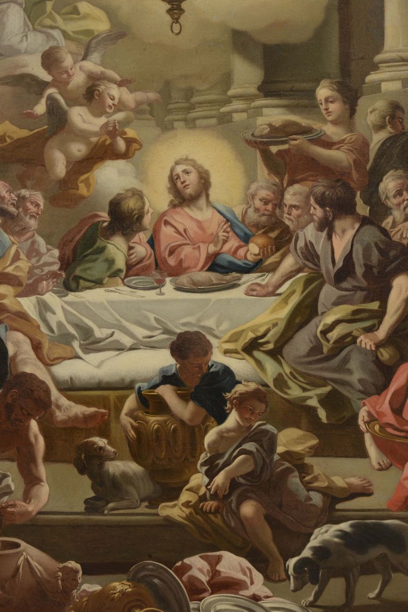 Francesco De Mura (napoli 1696 - 1782), Attribuito Aultima Cena