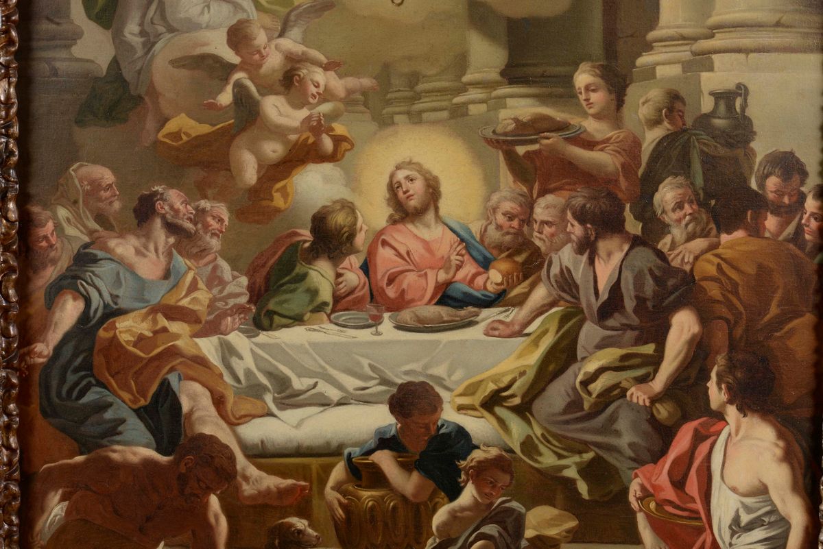 Francesco De Mura (napoli 1696 - 1782), Attribuito Aultima Cena