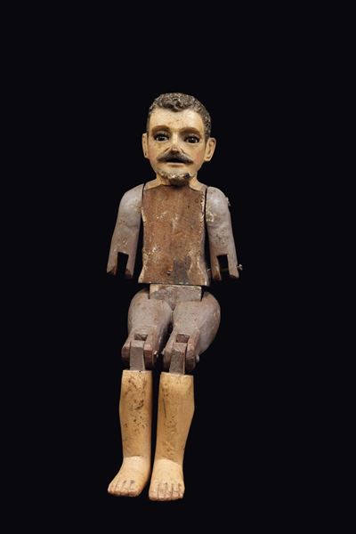 Manichino Marionetta in Legno, Manifattura del XVIII-XIX Secolo