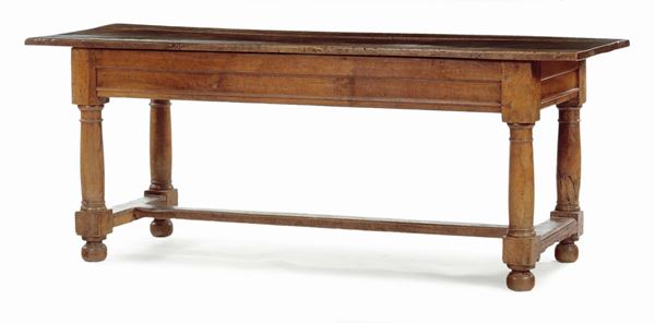 A walnut working-table, northern Italy or France, 18th century