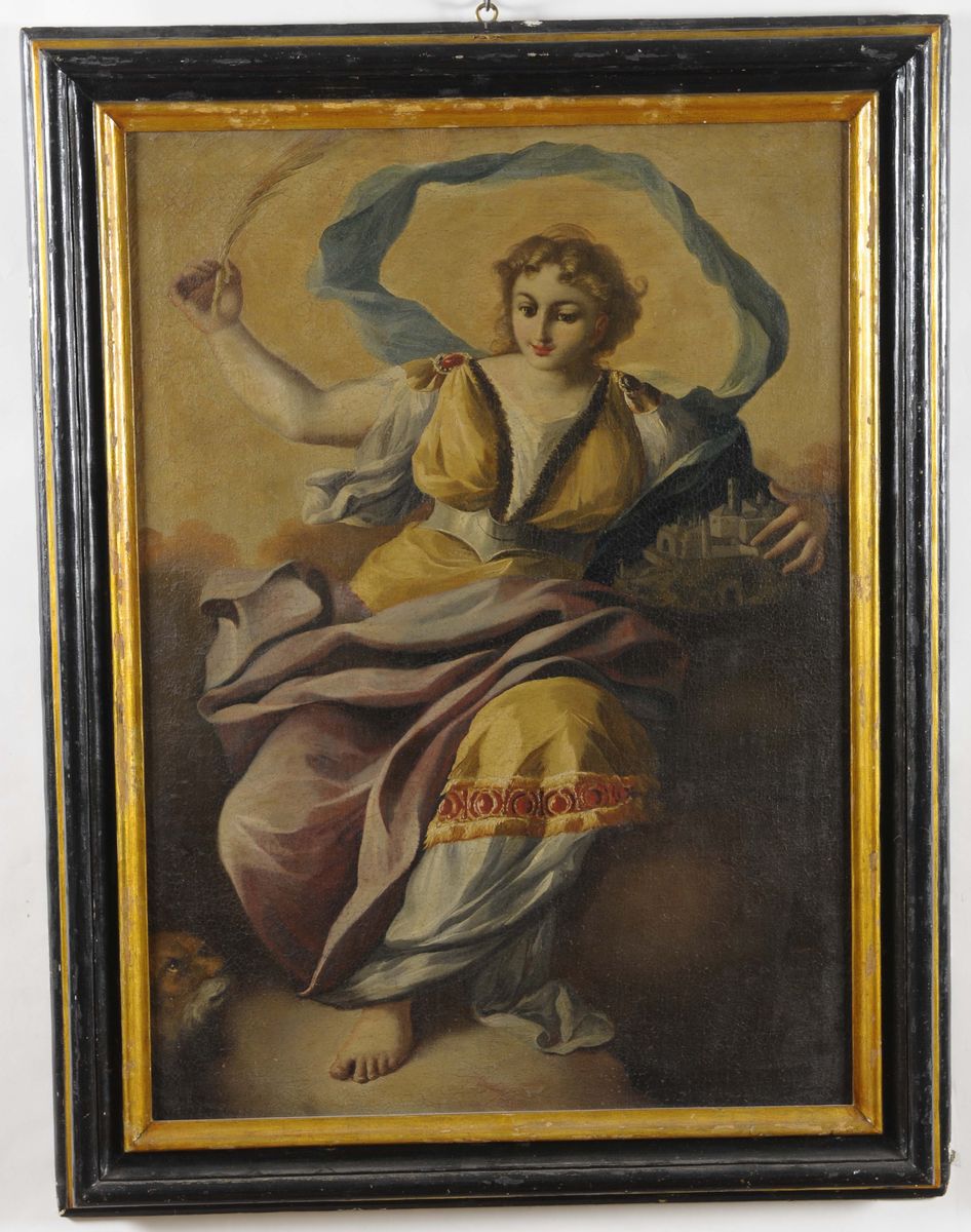 Scuola Napoletana del XVIII Secolosanta Barbara
