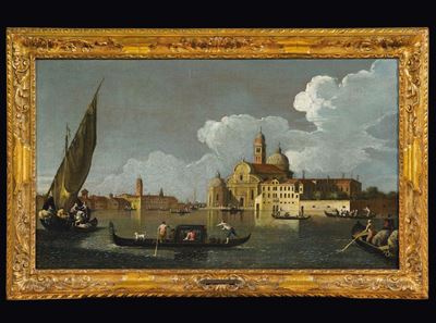 Giovanni Richter (stoccolma 1665 - Venezia 1745)L’isola di San Giorgio