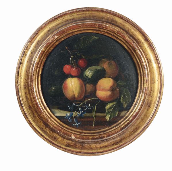 Scuola Lombarda del XVII secolo Nature morte di frutta