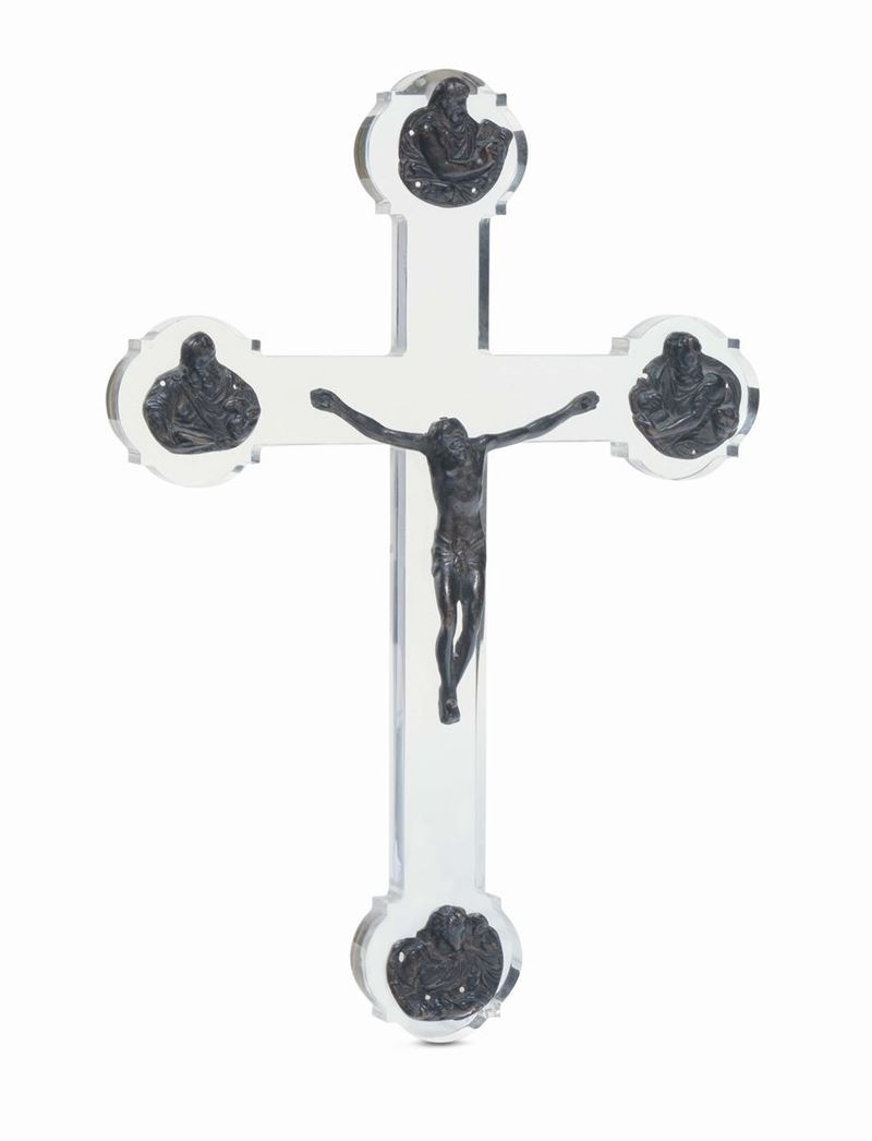 Elementi di croce astile, Italia,seconda metà del XVI secolo  - Asta Arredi dalle dimore degli eredi Ercole Marelli e altre provenienze - Cambi Casa d'Aste