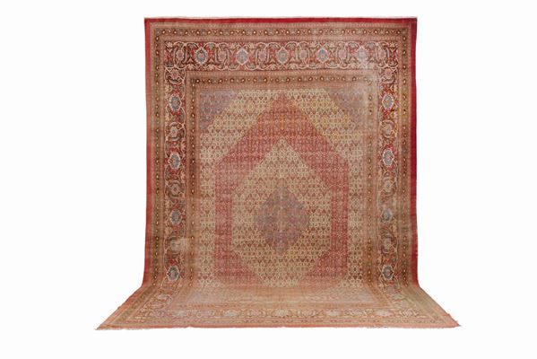 Grande tappeto persiano Bidjar, fine XIX - inizio XX secolo