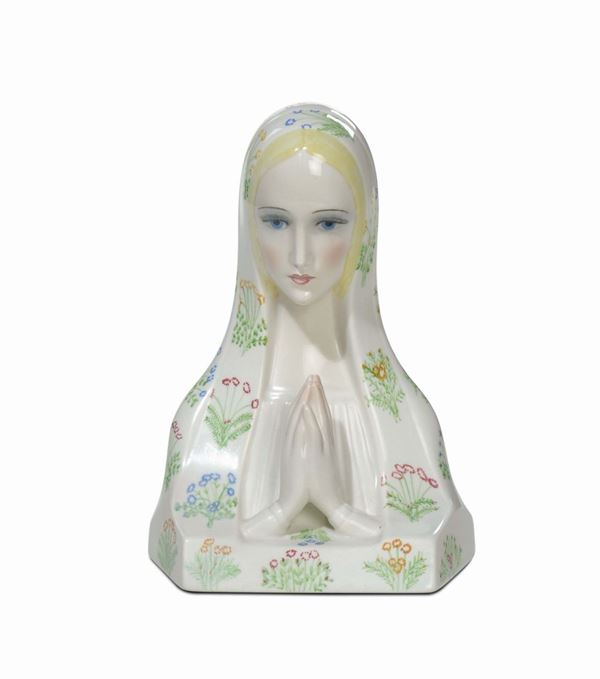 Lenci - Torino Busto di Madonna in preghiera