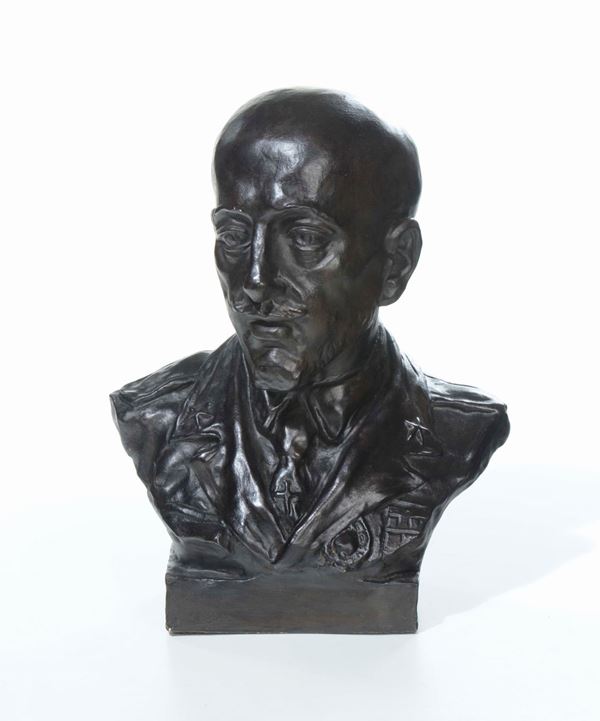 Renato Bertelli (1900-1974) Busto di Gabriele D'Annunzio