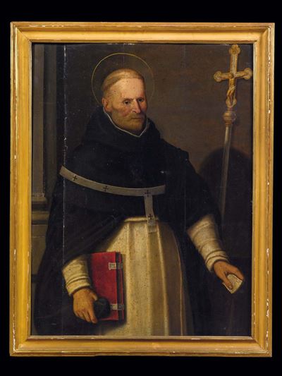 Scuola Italiana del XVII Secoloritratto di Santo Domenicano (s.antonino Pierozzi?)