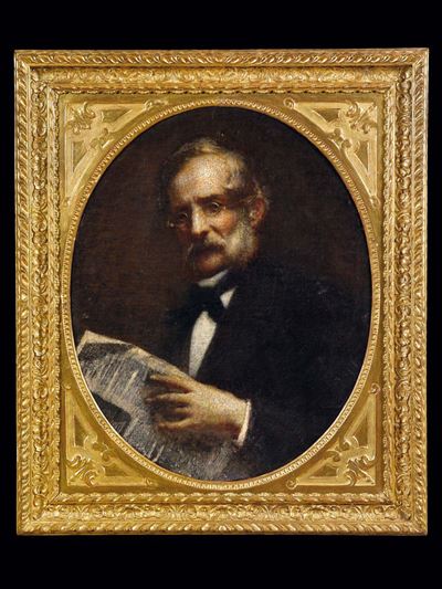 Tranquillo Cremona (1837-1878)ritratto di Emilio Marazzo, 1869 Circa