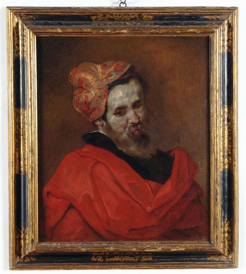 Scuola Fiorentina della fine del XVII secolo Ritratto maschile  - Auction Fine Art Selection - Cambi Casa d'Aste