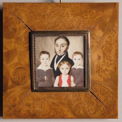 Scuola Italiana del XIX Secoloritratto di Famiglia