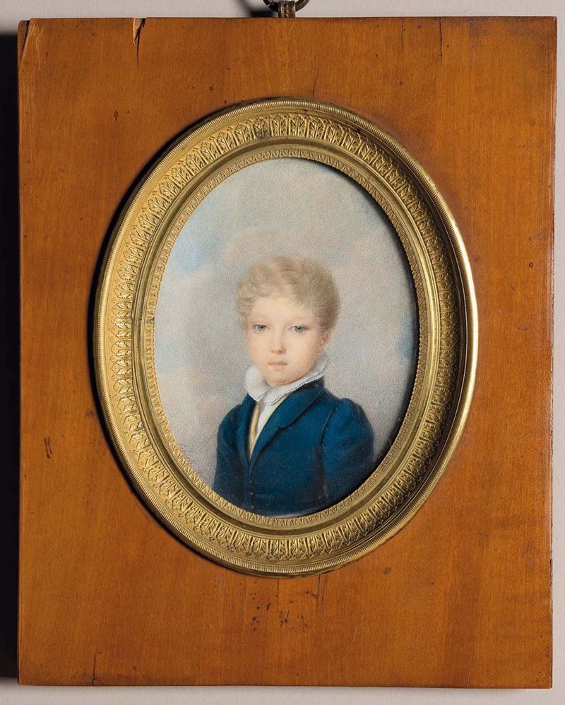 Gricek, 1837 Ritratto di giovinetto  - Asta Fine Art Selection - Cambi Casa d'Aste