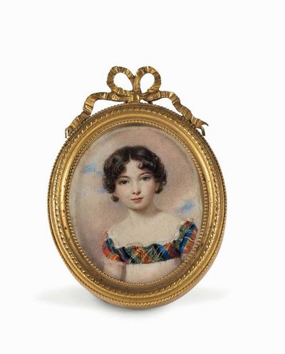 Scuola Francese del XIX Secoloritratto Femminile