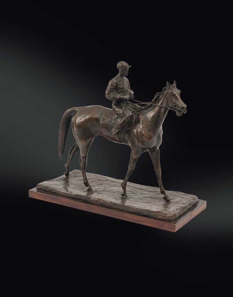 Pavel Petrovitch Trubetskoy (1866-1938) Fantino a cavallo  - Auction Fine Art Selection - Cambi Casa d'Aste