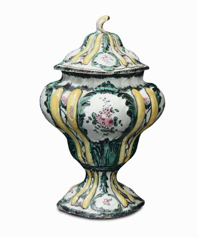 Potiche Savona, Bottega di Giacomo Boselli, Ultimo Quarto del XVIII Secolo