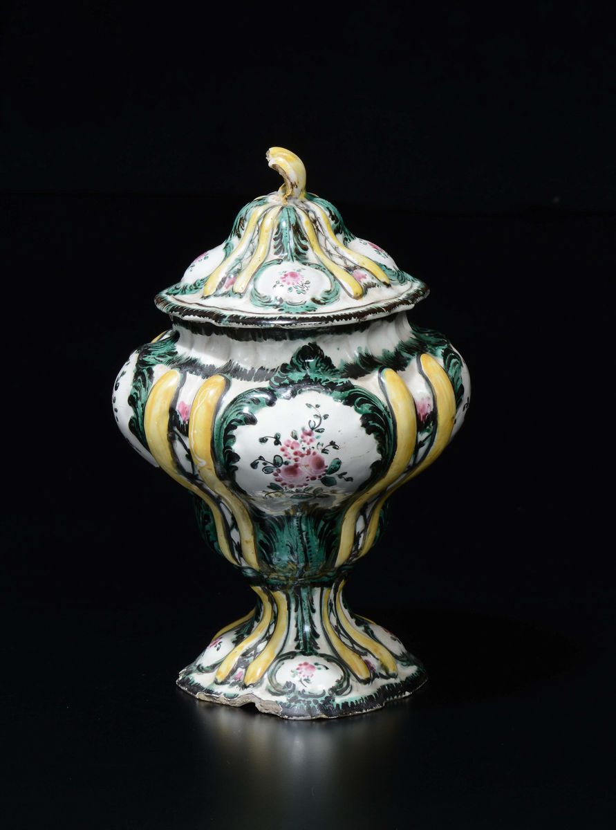 Potiche Savona, Bottega di Giacomo Boselli, Ultimo Quarto del XVIII Secolo