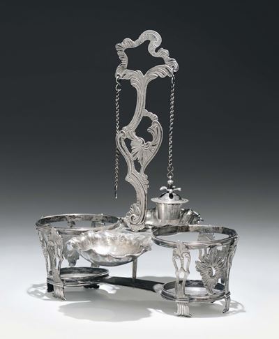 Oliera in Argento Fuso, Sbalzato e Cesellato. Genova, Punzone della Torretta per L’anno 1778