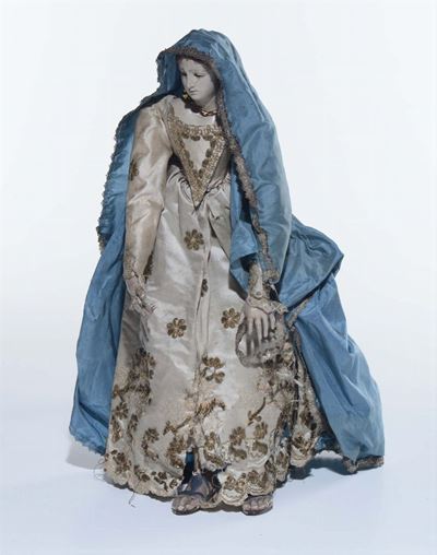 Madonna con Corona e Mantello Azzurro, XVIII-XIX Secolo