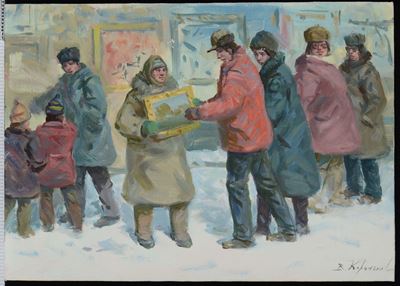 Vladislav Ivanovic Korcagin (1949)vernissage Invernale, Anni'90