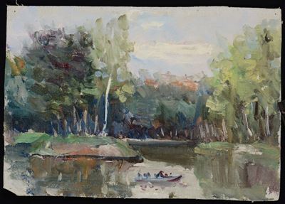 A. S. Anankovbarca sul Fiume, 1961