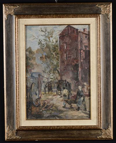 Larisa Georgievna Corbadze Tolmasova (1931)lavori al Villaggio, 1960