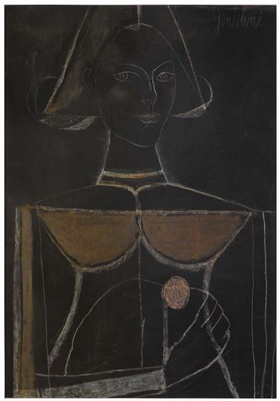 Franco Gentilini (1909-1981)ritratto di Gaea, 1954