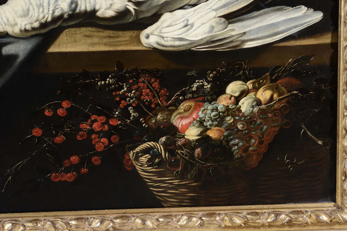 Adriaen Van Utrecht (antwerp 1599 - 1652)scena di Cucina con Cristo nella Casa di Marta e Maria