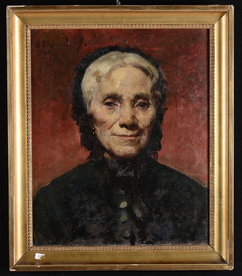 Anonimo del XIX secolo Ritratto di signora  - Asta Arredi dalle dimore degli eredi Ercole Marelli e altre provenienze - Cambi Casa d'Aste